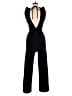 Almost Famous Solid Black Jumpsuit Size M - photo 2