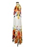 Unbranded 100% Polyester Tropical White Casual Dress Size S - photo 5