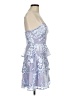 BCX 100% Nylon Blue Cocktail Dress Size 6 - photo 4