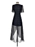 Essue Polka Dots Blue Casual Dress Size S - photo 2