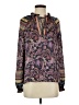 Current Air Paisley Purple Long Sleeve Blouse Size S - photo 1