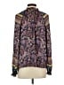 Current Air Paisley Purple Long Sleeve Blouse Size S - photo 2