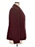 Calvin Klein 100% Polyester Burgundy Blazer Size 16 - photo 4