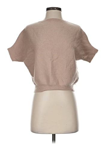 R | Label Wool Cardigan (view 1)