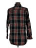 L.L.Bean 100% Cotton Plaid Black Long Sleeve Button-Down Shirt Size M - photo 2