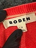 Boden 100% Cashmere Orange Cashmere Pullover Sweater Size M - photo 7