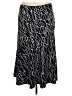 JM Collection Graphic Black Casual Skirt Size XL - photo 2