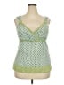 Boden 100% Cotton Green Sleeveless Top Size 18 - photo 1