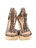 Talbots Animal Print Tan Wedges Size 7 - photo 2