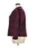 Perceptions 100% Polyester Paisley Burgundy Jacket Size 18 - photo 5