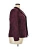 Perceptions 100% Polyester Paisley Burgundy Jacket Size 18 - photo 4