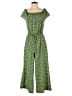 Max Studio Argyle Green Jumpsuit Size S - photo 1