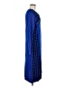 J. Peterman Blue Casual Dress Size M - photo 4