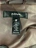 Aqua 100% Polyester Solid Brown Jacket Size M - photo 6