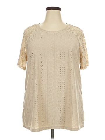 BLOOMCHIC Short Sleeve Blouse (view 1)