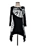 Belldini Graphic Black Casual Dress Size S - photo 1