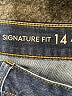 Westport Solid Blue Jeans Size 14 - photo 4