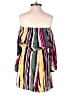 Express 100% Rayon Color Block Pink Romper Size XS - photo 2