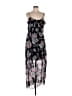 Assorted Brands Floral Black Casual Dress Size L - photo 1