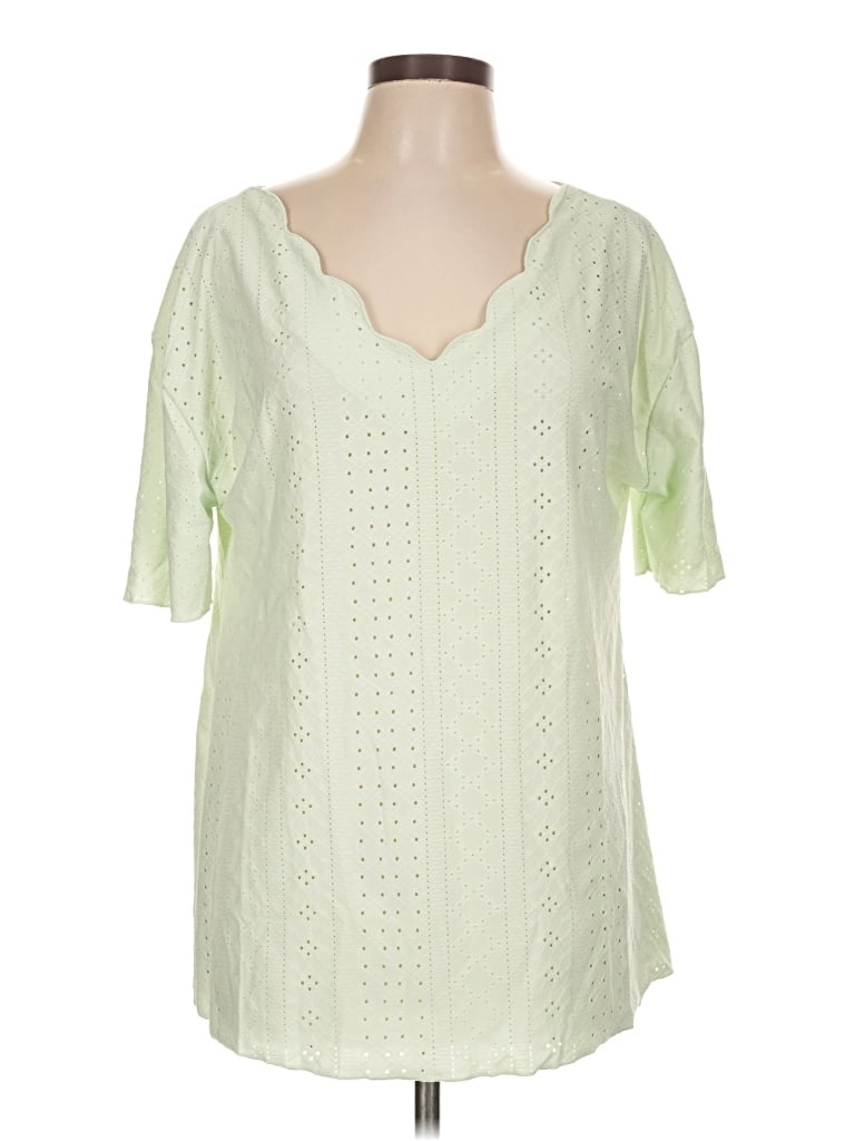 Pre-owned Unbranded Short Sleeve T-shirt In Green