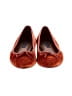 Margaux 100% Leather Orange Flats Size EU 39 1/2 - photo 2