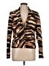 Anne Klein Animal Print Brown Blazer Size 10 - photo 1