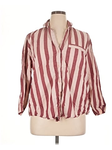 Old Navy 3/4 Sleeve Button-Down Shirt (view 1)
