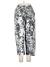 Bobeau Print Silver Casual Pants Size L - photo 1