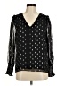 1.State 100% Polyester Black Long Sleeve T-Shirt Size M - photo 1