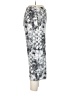 Bobeau Print Silver Casual Pants Size L - photo 4