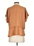 Heyson 100% Polyester Brown Short Sleeve Blouse Size S - photo 2