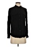 ALLSAINTS 100% Cupro Black Long Sleeve Button-Down Shirt Size S - photo 1