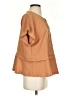 Heyson 100% Polyester Brown Short Sleeve Blouse Size S - photo 4