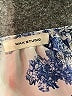 Max Studio 100% Polyester Print Blue Long Sleeve Blouse Size L (estimated) - photo 7