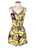Xhilaration 100% Rayon Print Yellow Romper Size S - photo 1