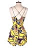 Xhilaration 100% Rayon Print Yellow Romper Size S - photo 2
