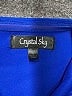 Crystal Sky Solid Blue Jumpsuit Size S - photo 4
