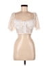 Effordram White Short Sleeve Top Size 6 - photo 1