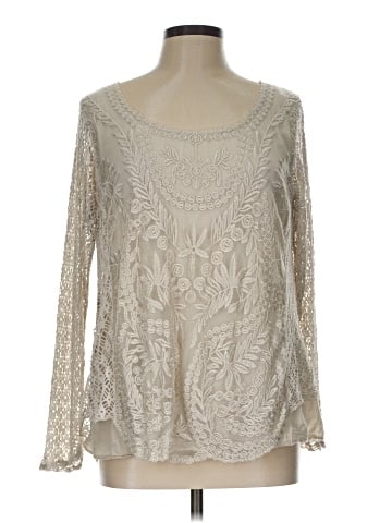 Tempo Paris Long Sleeve Blouse (view 1)