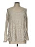 Tempo Paris Ivory Long Sleeve Blouse Size L - photo 1