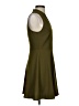 Everly 100% Polyester Solid Green Cocktail Dress Size S - photo 4