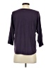 Chico's Purple 3/4 Sleeve Top Size S - photo 2