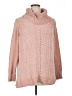 Liz Claiborne 100% Polyester Pink Turtleneck Sweater Size XL - photo 1