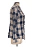 Vanity 100% Cotton Plaid Blue Long Sleeve Button-Down Shirt Size L - photo 4