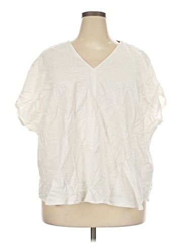 DKNY Short Sleeve Blouse (view 1)
