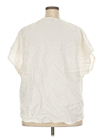 DKNY Short Sleeve Blouse (view 2)