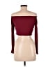 Me To We Burgundy Long Sleeve Top Size M - photo 2