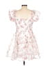 Shein 100% Polyester Floral Pink Cocktail Dress Size 12 - photo 2