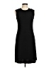 Nine West Solid Black Casual Dress Size M - photo 1