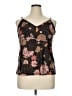 Democracy 100% Polyester Brown Sleeveless Top Size 1X - photo 1